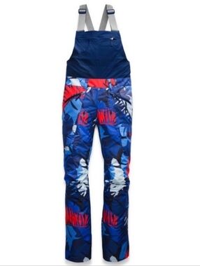 The North Face Women Floral Freedom Snow Bib Pant/Jumpsuit [Size S]